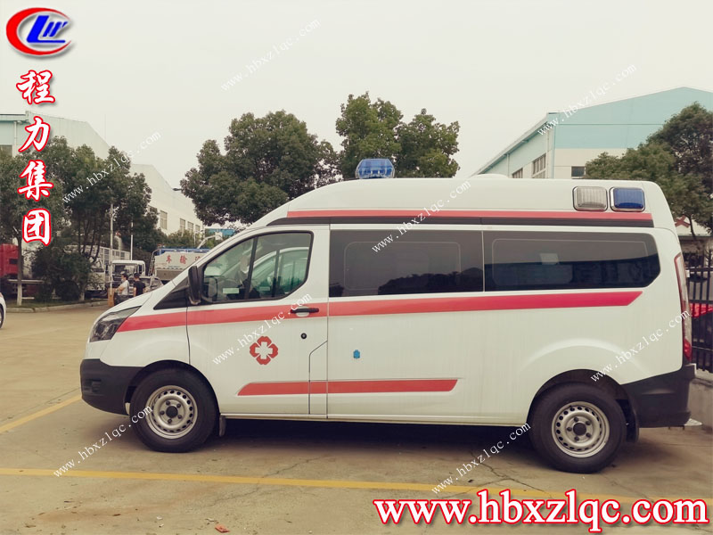 湖北程力集團六臺江鈴福特V348定制醫療救護車